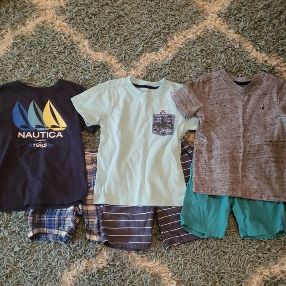 Lot of boys 4T Nautica sets EUC